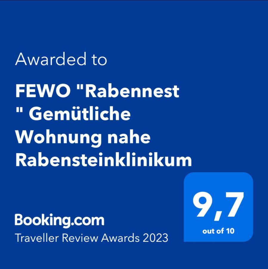 Fewo "Rabennest " Gemuetliche Wohnung Nahe Rabensteinklinikum - Kein Separates Schlafzimmer, Studiowohnung Chemnitz Kültér fotó